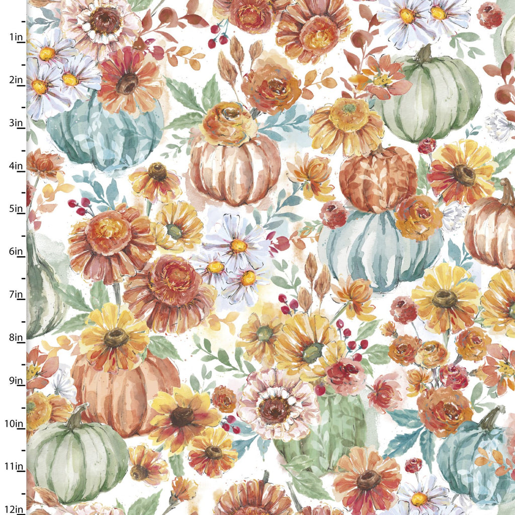 3 Yard Quilt Kit Bundle - Happy Harvest - Fall Pumpkin - Free Pattern