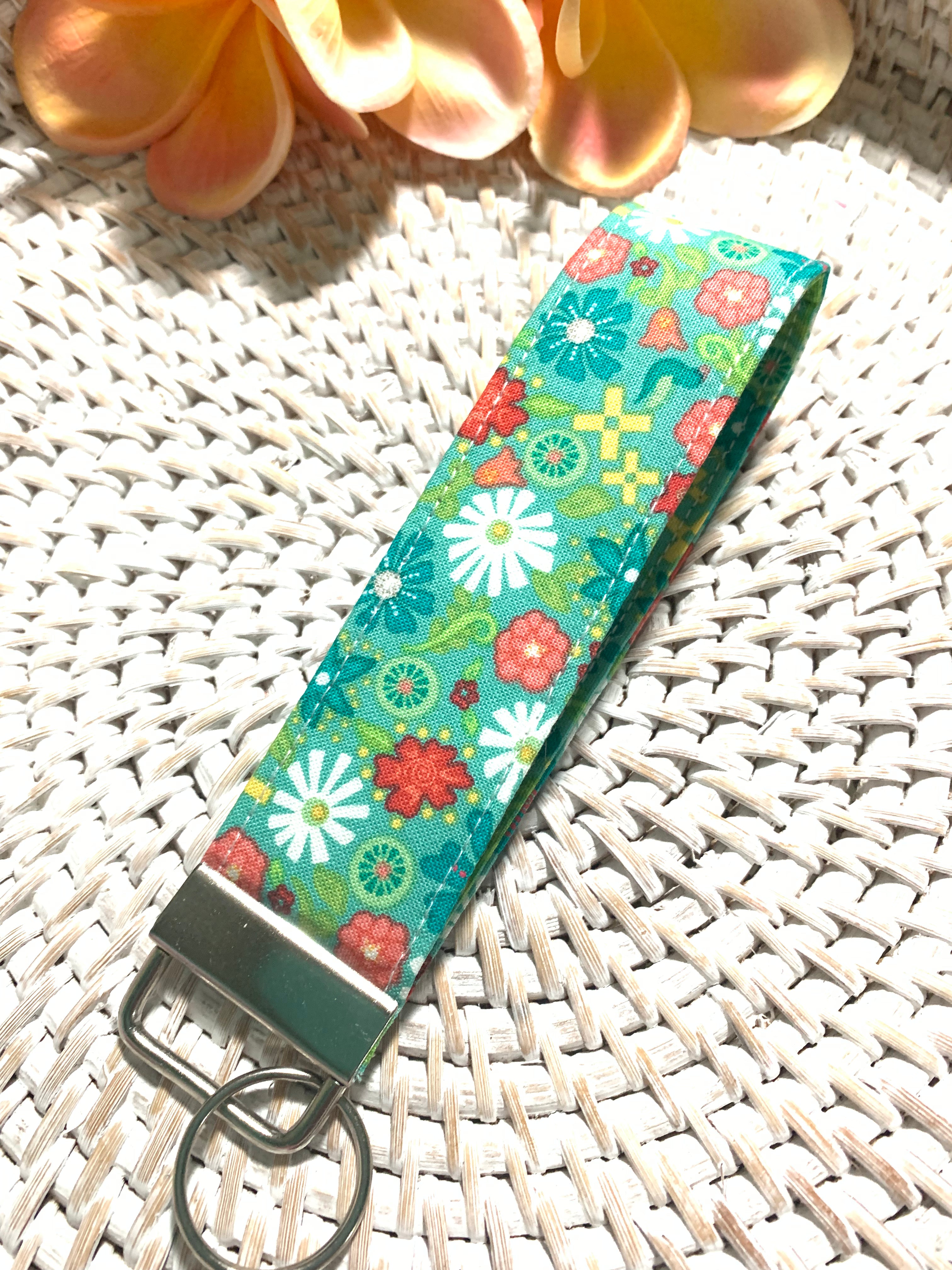 Handmade Key Fobs, Keychains, Wristlets - Gingham Cottage