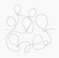 Balloons Edge-to-Edge | E2E | In-the-Hoop Quilting Design | 8x8 Hoop | Digital Download