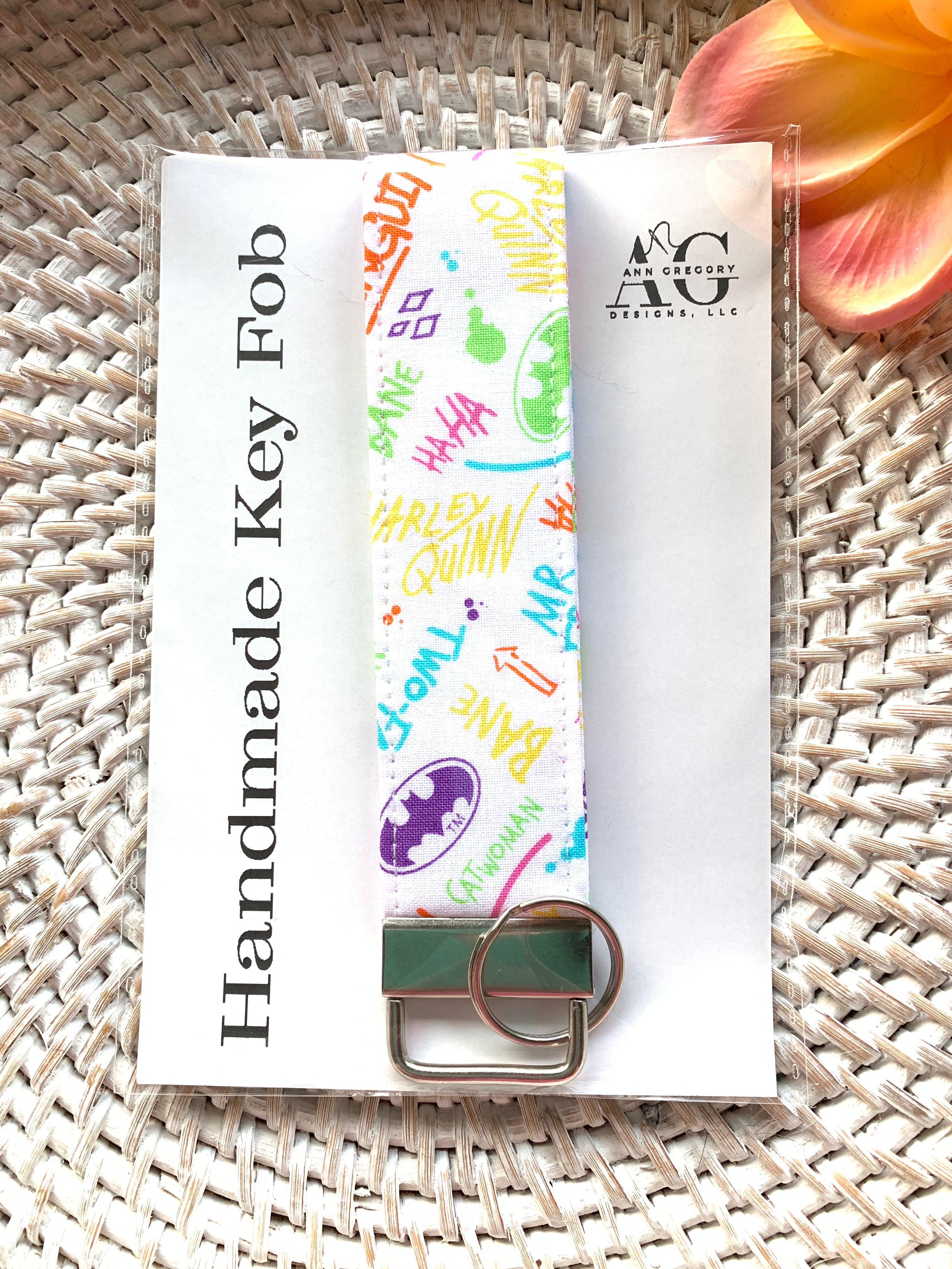 Handmade Key Fobs, Keychains, Wristlets - Gotham Graffiti