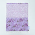 Purple Roses - OOAK - Quilted Tablet Sleeve or Book Sleeve with Pockets - 8" x 10.5" - Kindle Cozy - iPad Mini Cozy - Book Cozy (Copy)
