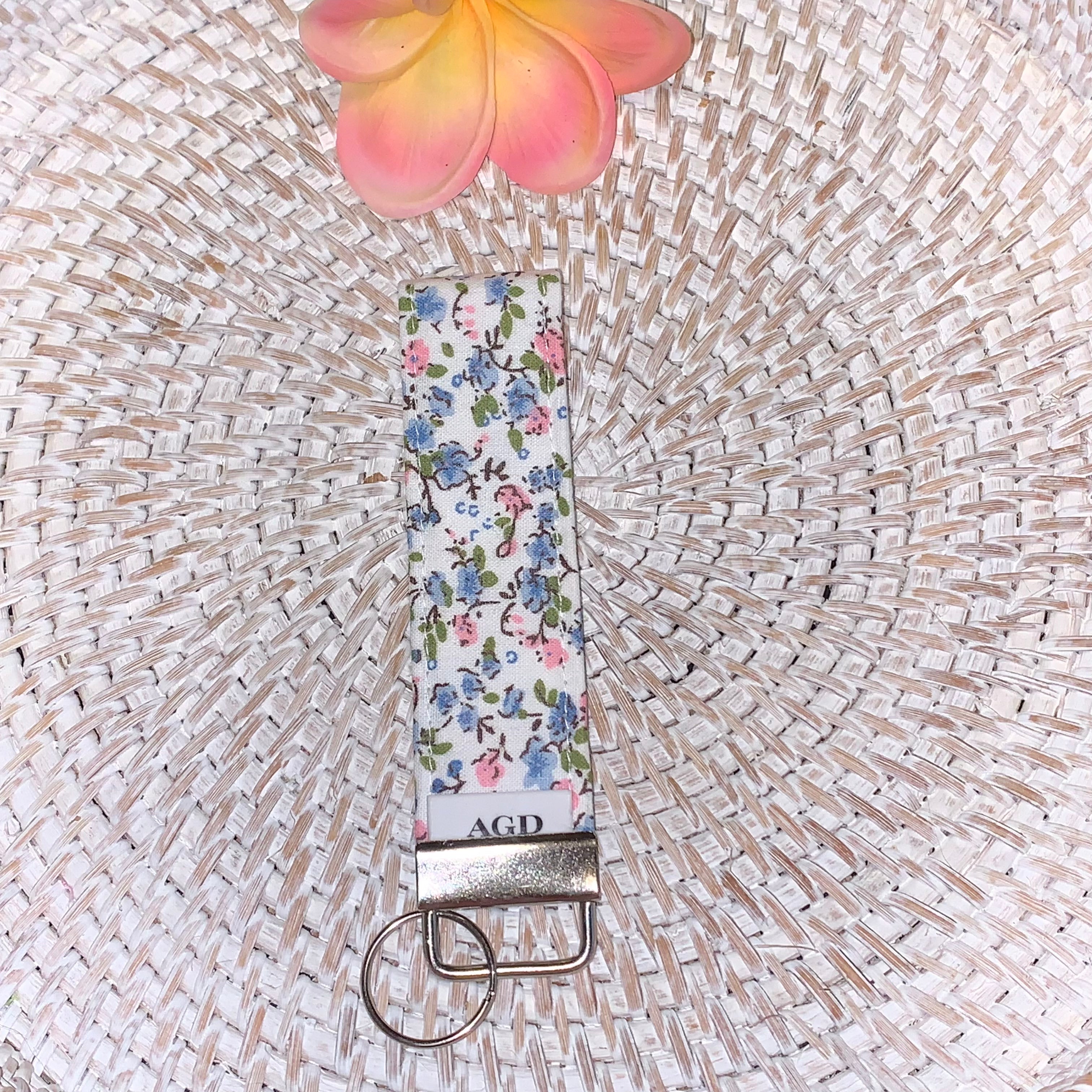Handmade Key Fobs, Keychains, Wristlets - Limited Edition - Florals