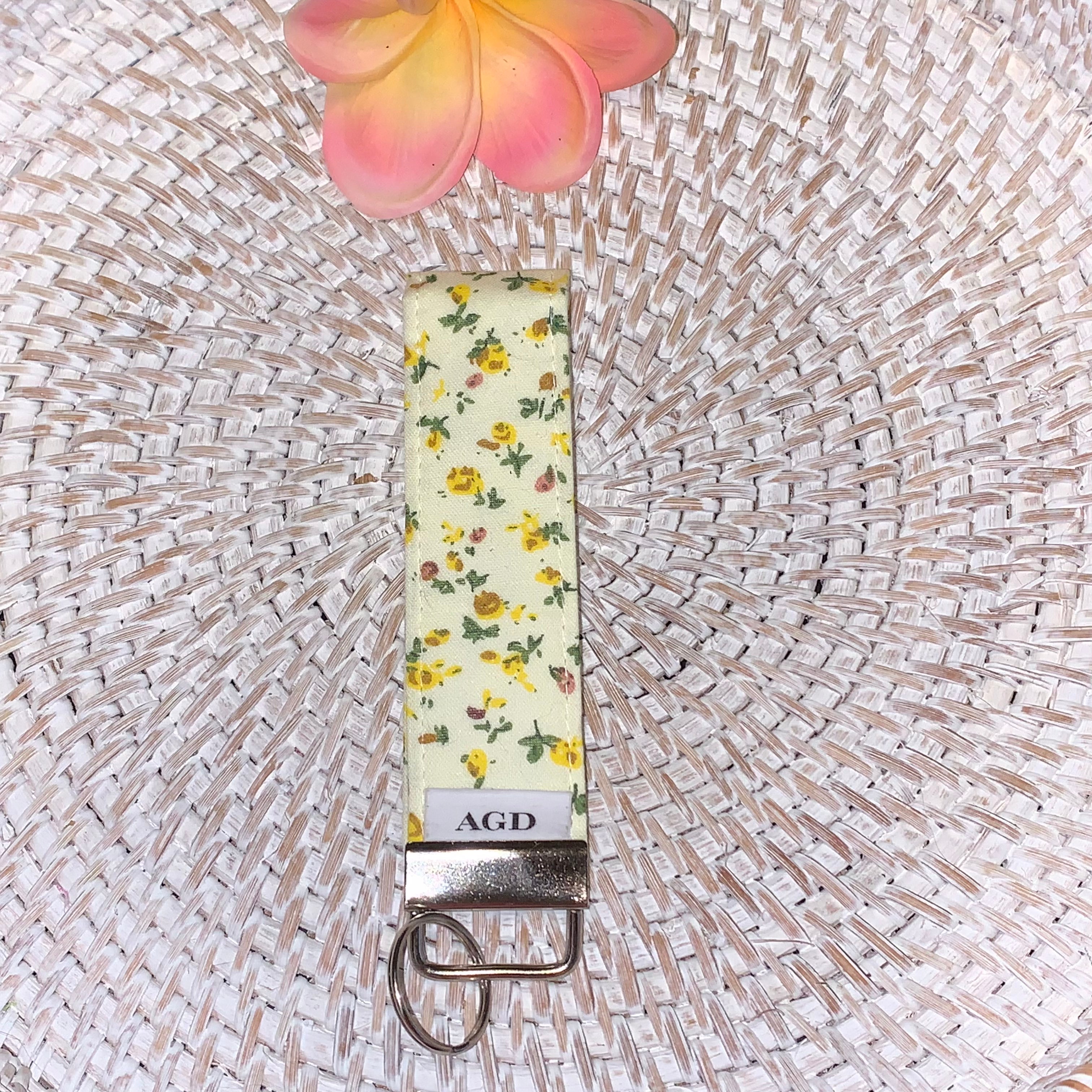 Handmade Key Fobs, Keychains, Wristlets - Limited Edition - Florals