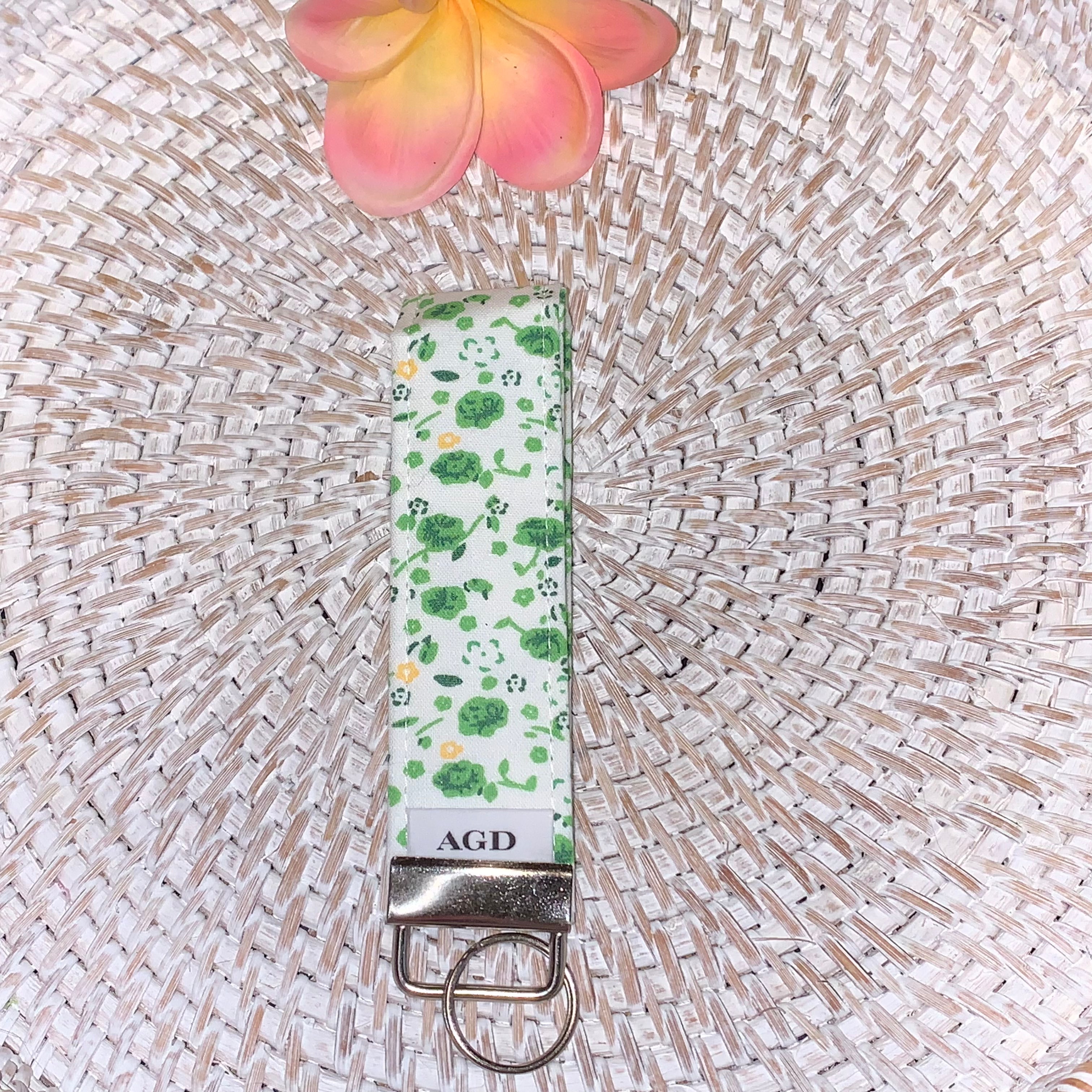 Handmade Key Fobs, Keychains, Wristlets - Limited Edition - Florals