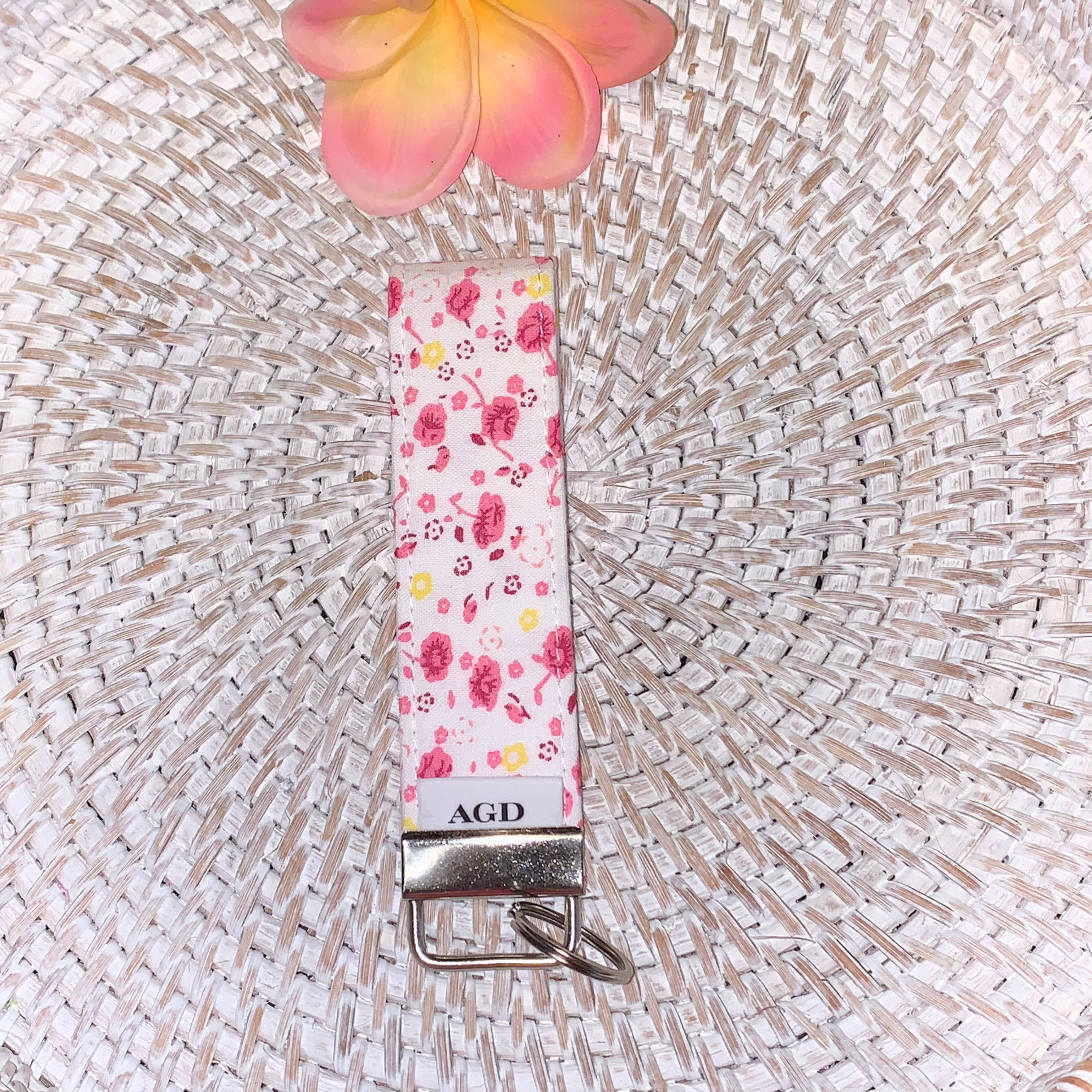 Handmade Key Fobs, Keychains, Wristlets - Limited Edition - Florals
