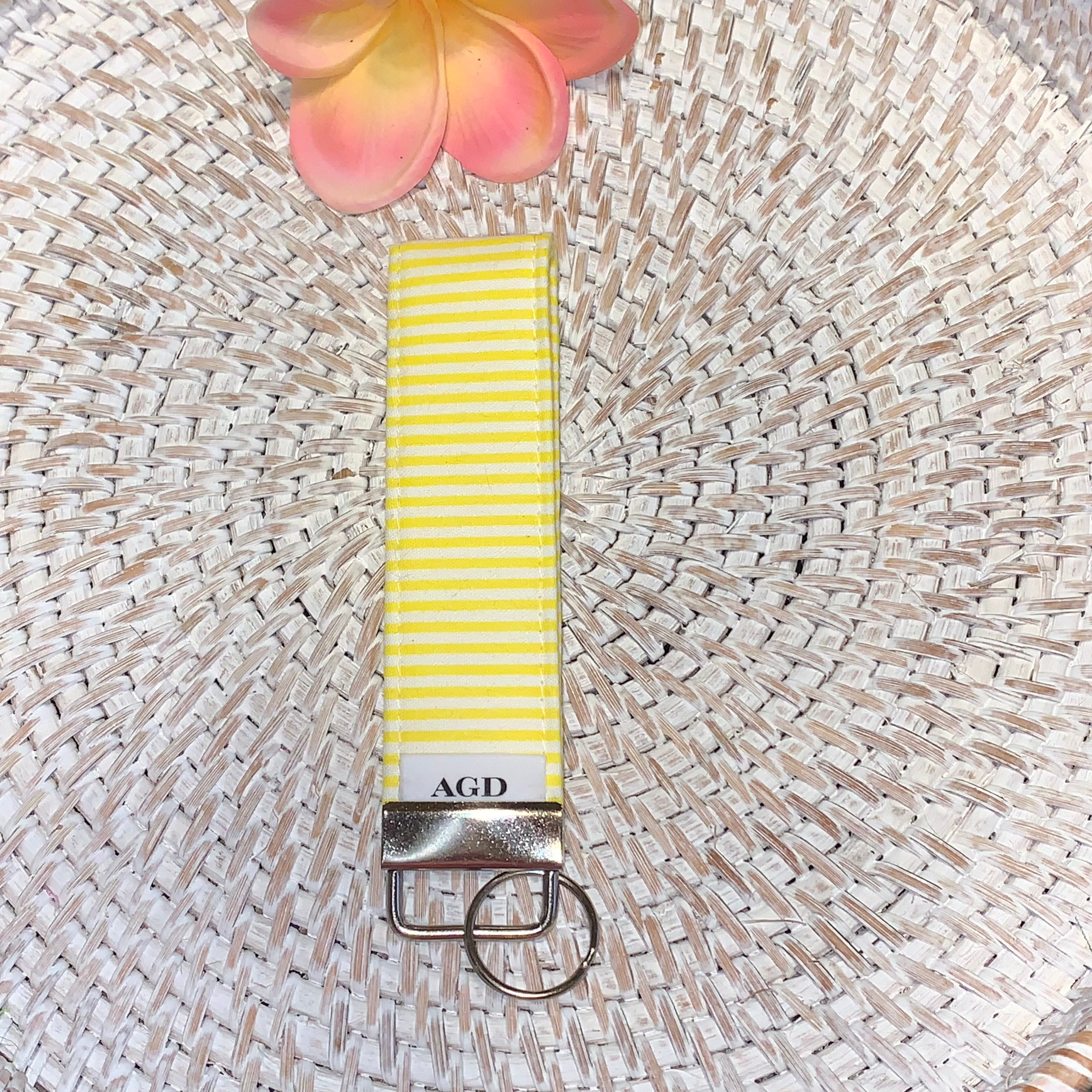 Handmade Key Fobs, Keychains, Wristlets - Limited Edition - Stripes
