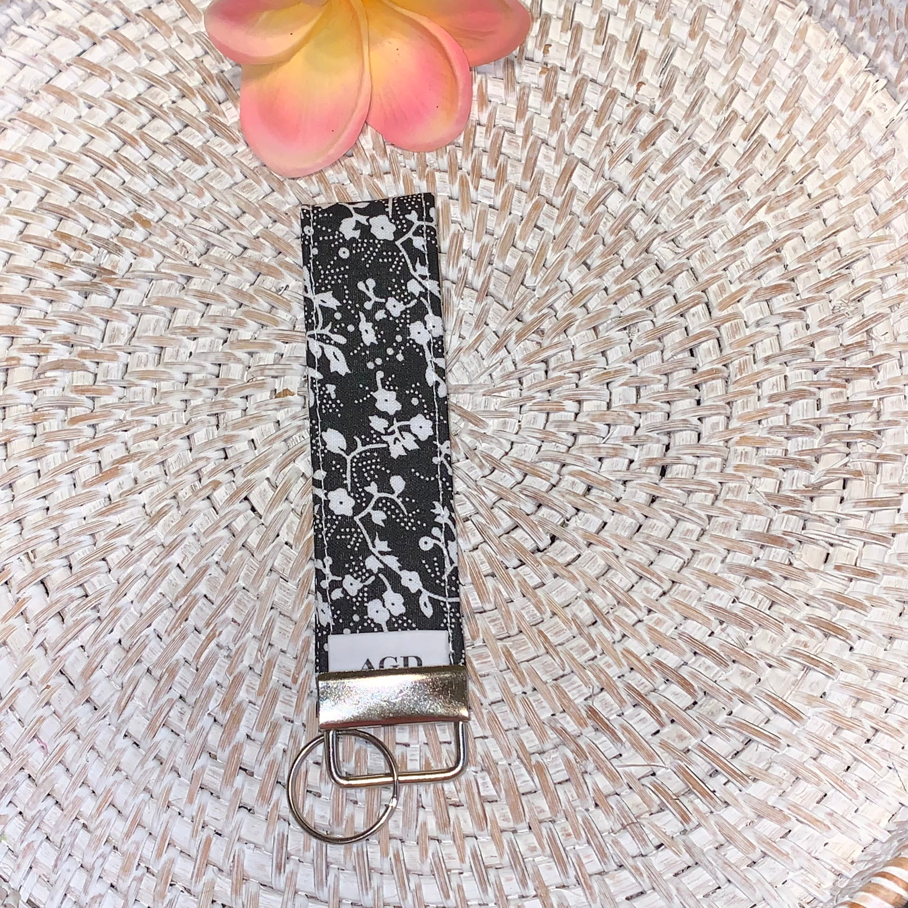 Handmade Key Fobs, Keychains, Wristlets - Limited Edition - Calico Florals 2