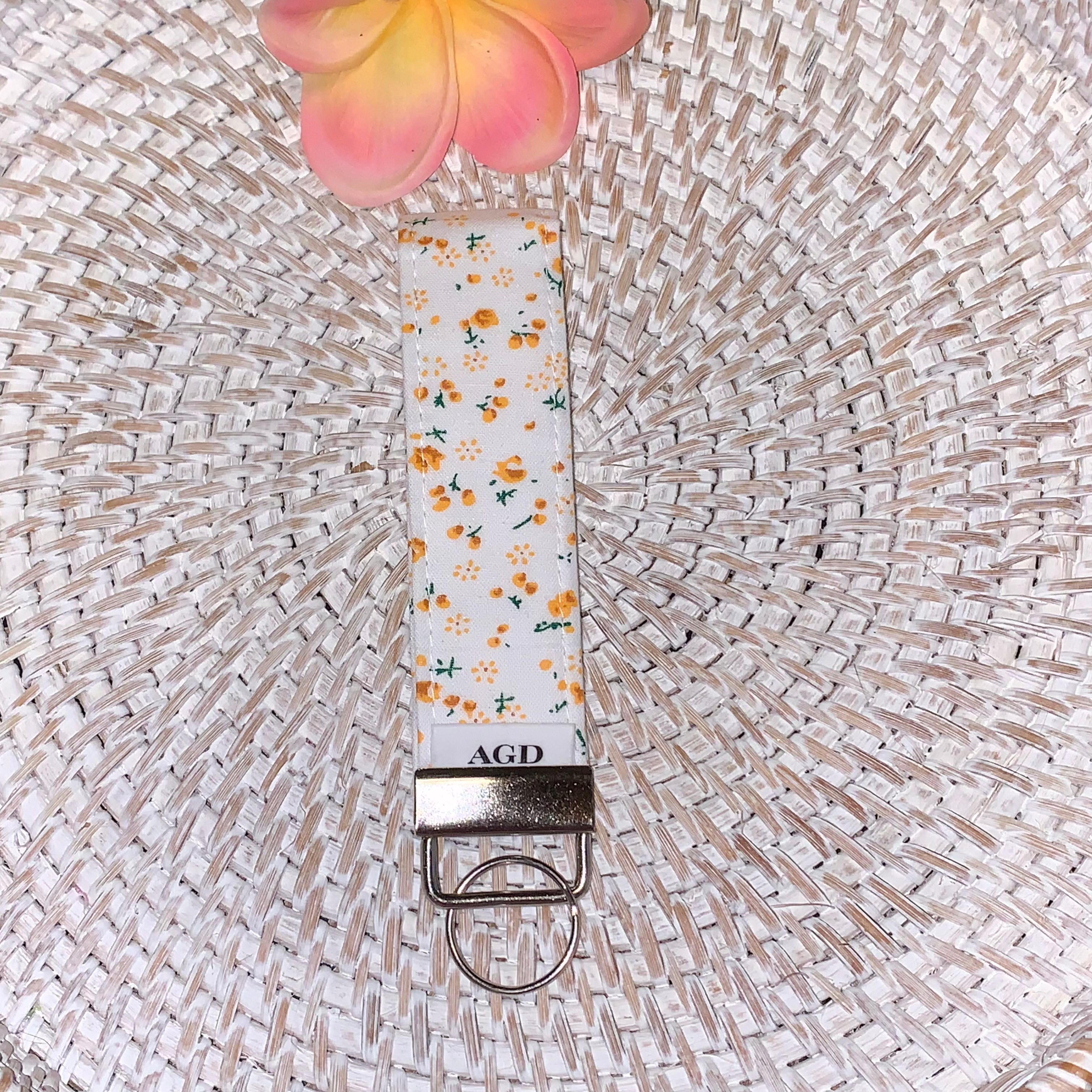 Handmade Key Fobs, Keychains, Wristlets - Limited Edition - Flowers 2