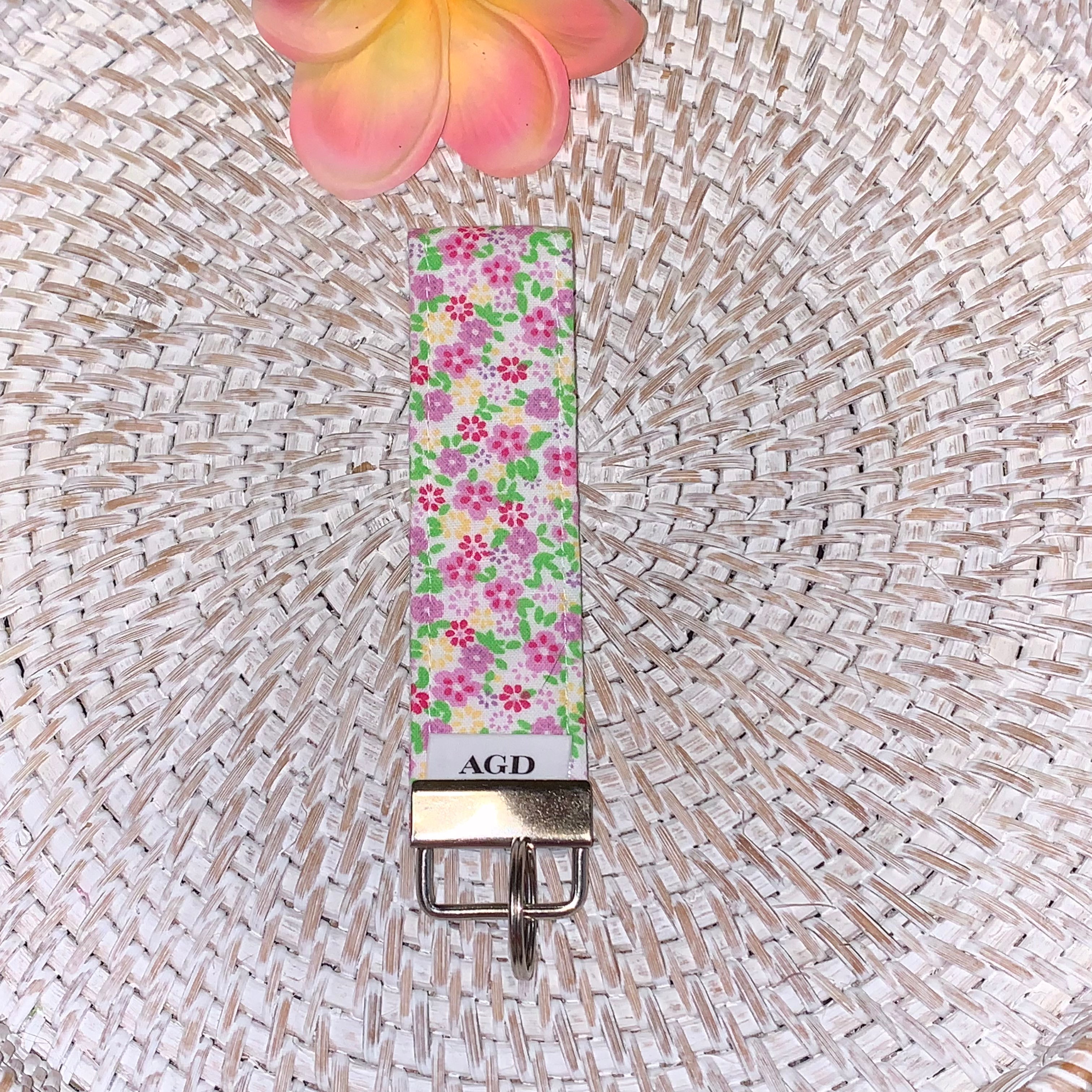 Handmade Key Fobs, Keychains, Wristlets - Limited Edition - Flowers 2
