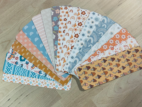 Boho Collection Laminated Bookmarks