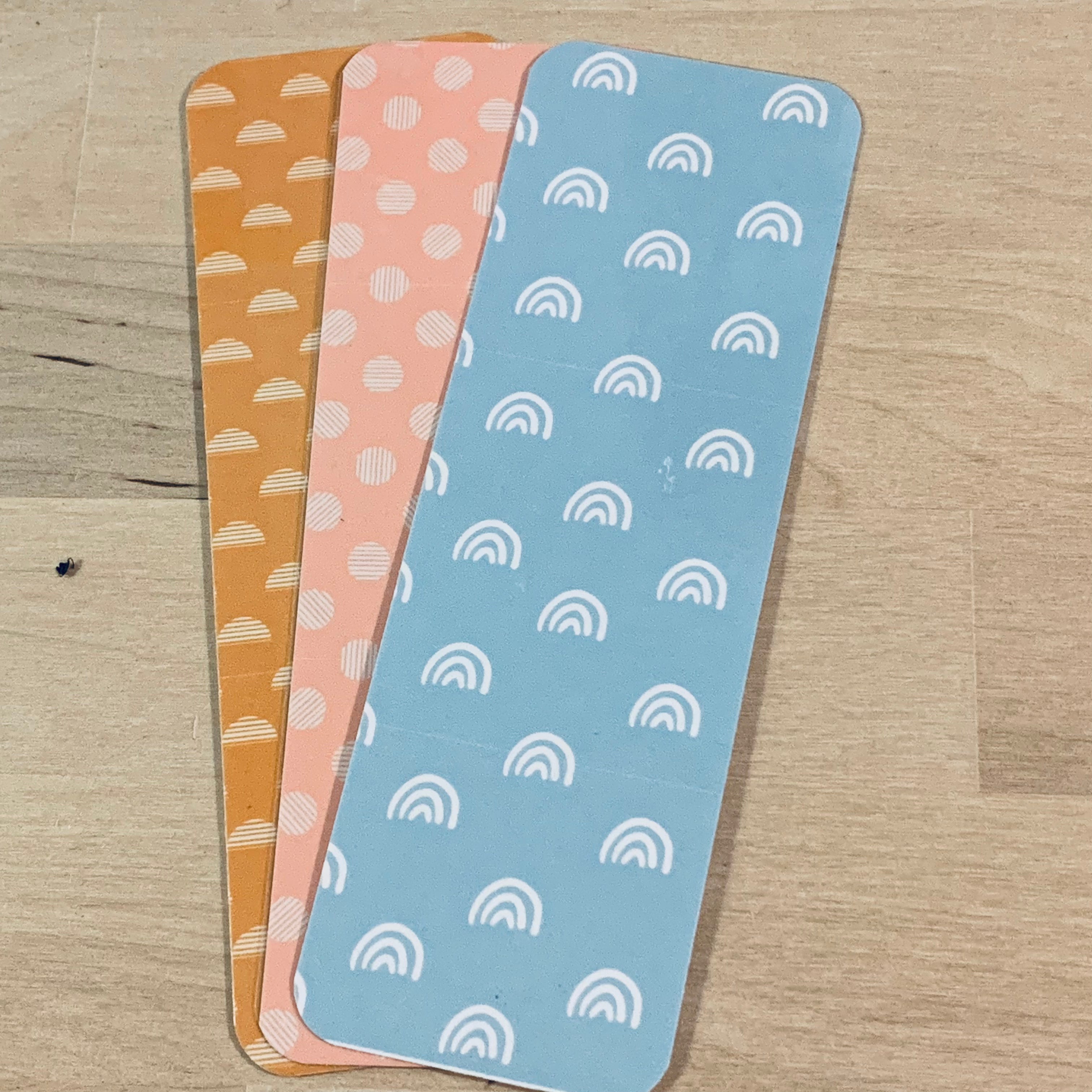 Boho Laminated Bookmarks Shapes 
