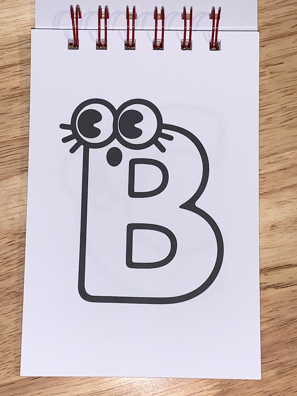 Flash Cards - ABC - Alphabet Faces - Coloring - 4" x 6"