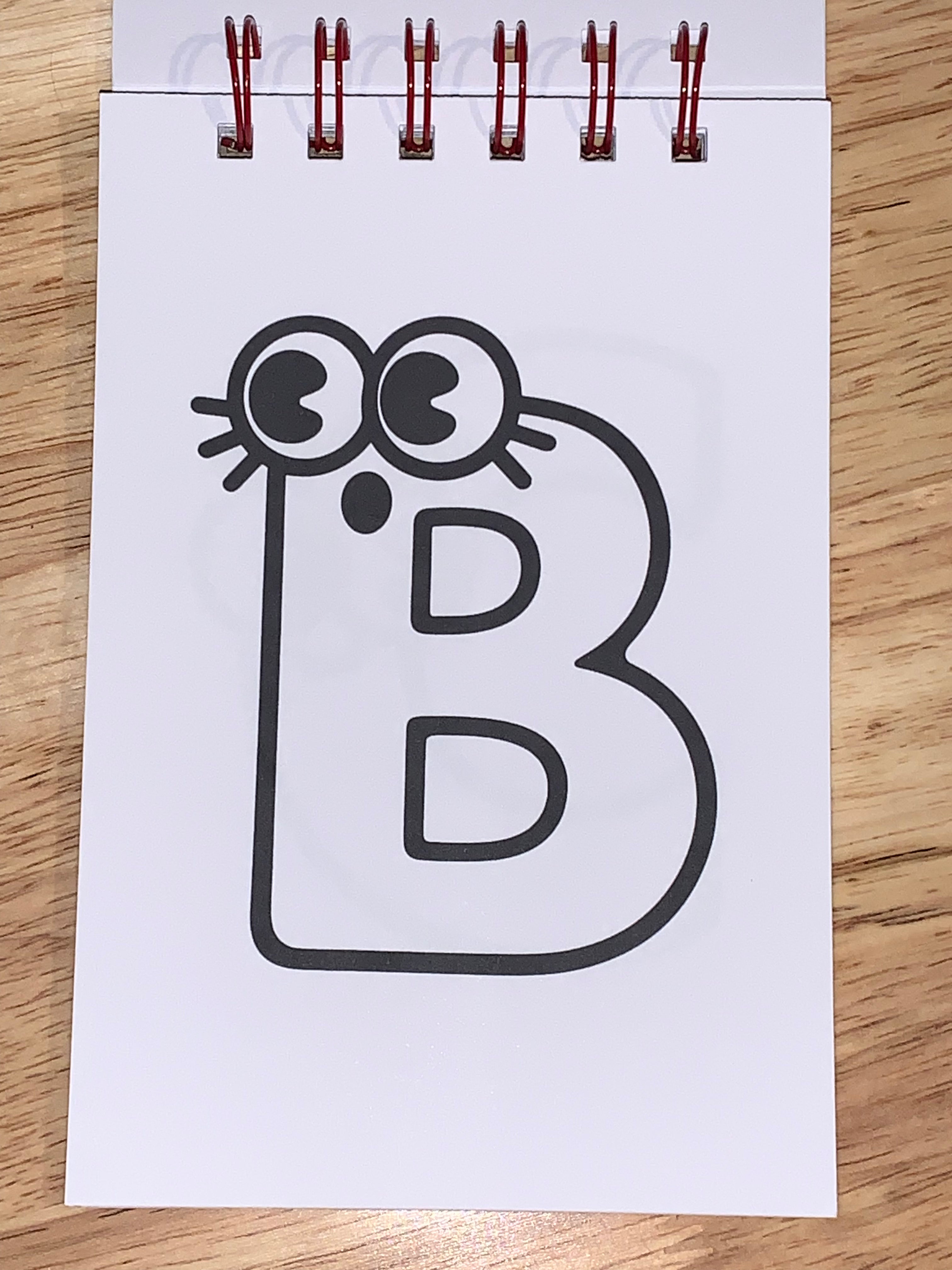 Flash Cards - ABC - Alphabet Faces - Coloring - 4" x 6"