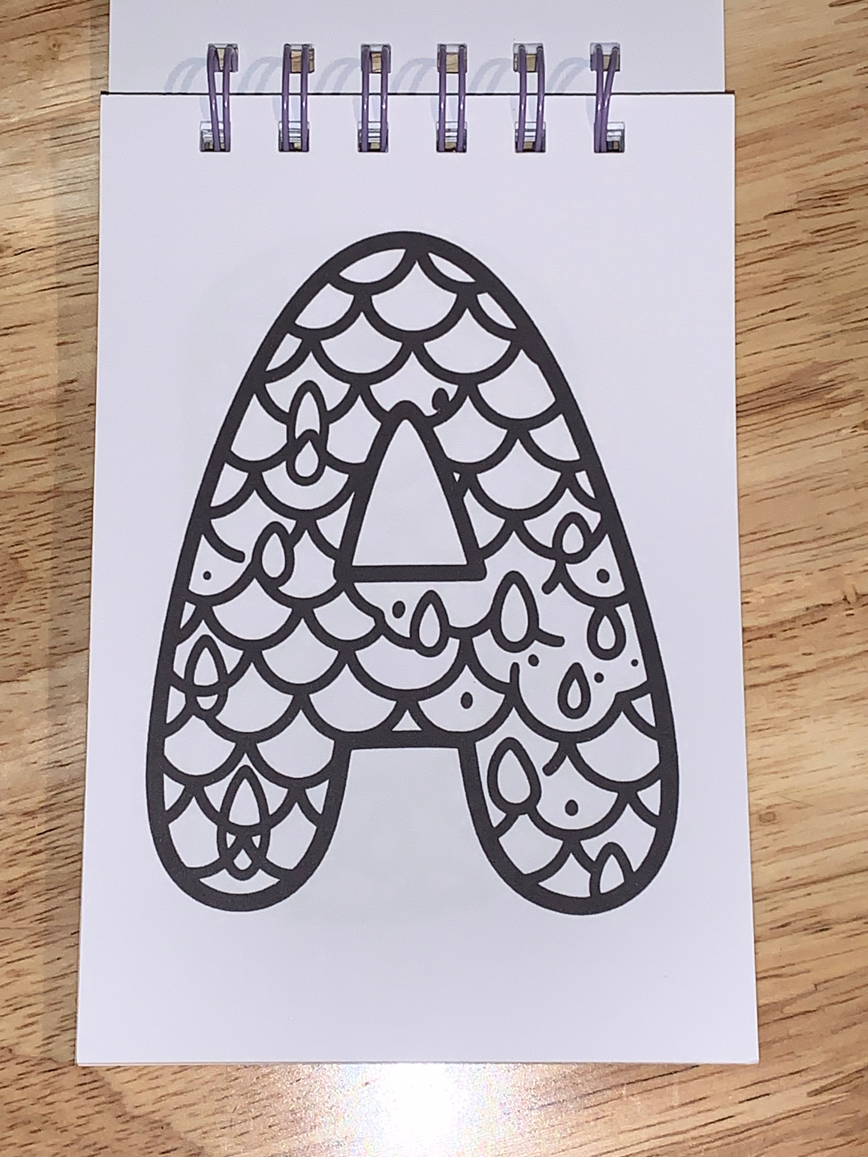 Flash Cards - ABC 123 - Mermaids - Coloring - 4" x 6"