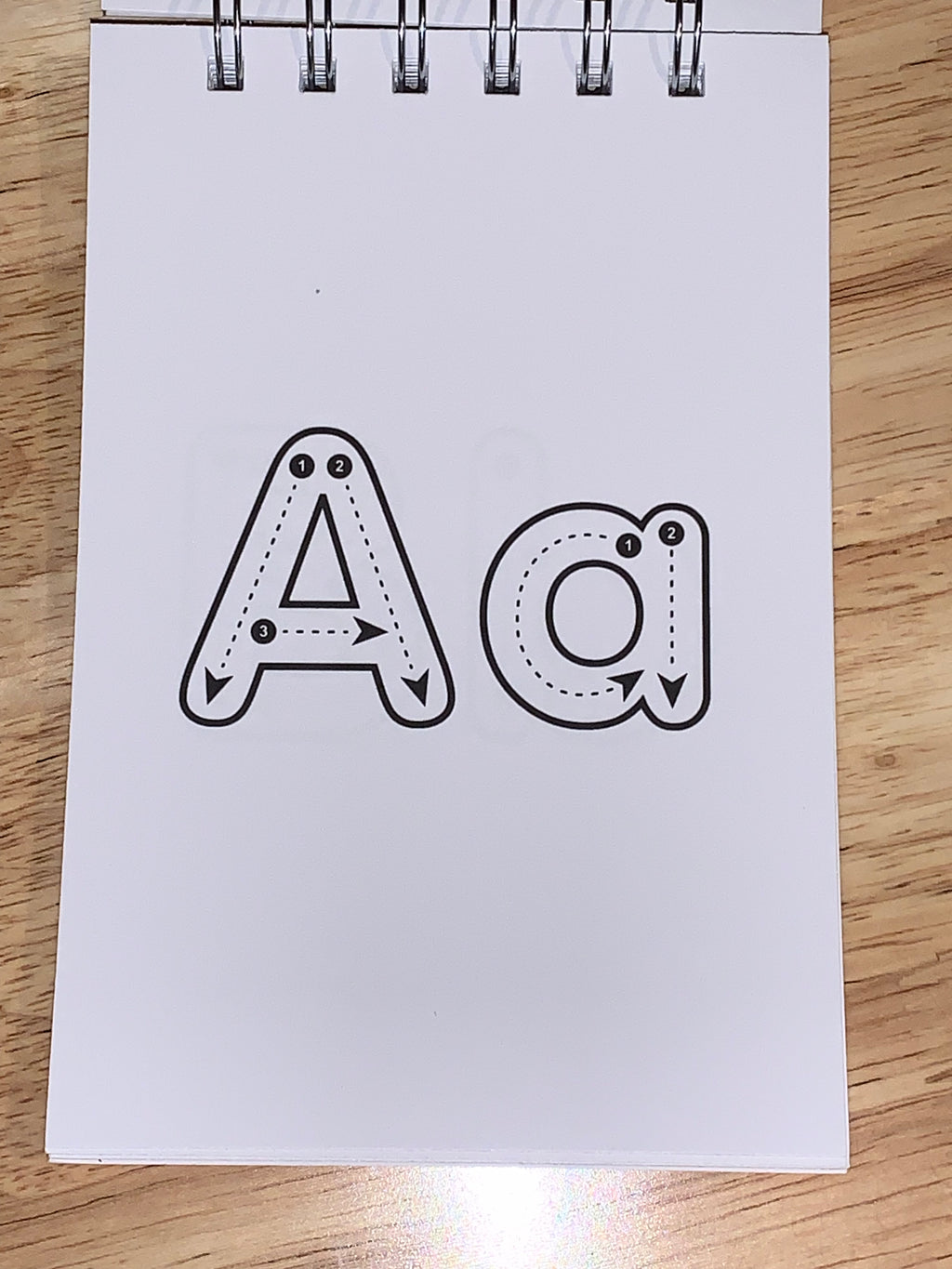 Flash Cards - ABC 123 - Learn to Write - Coloring - 4" x 6"