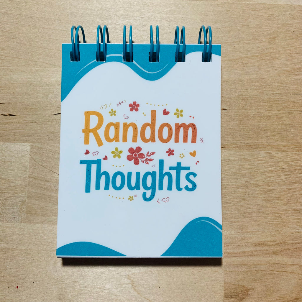 Mini Pocket Notebook - Random Thoughts - 3" x 4" - Funny Sassy Notebook