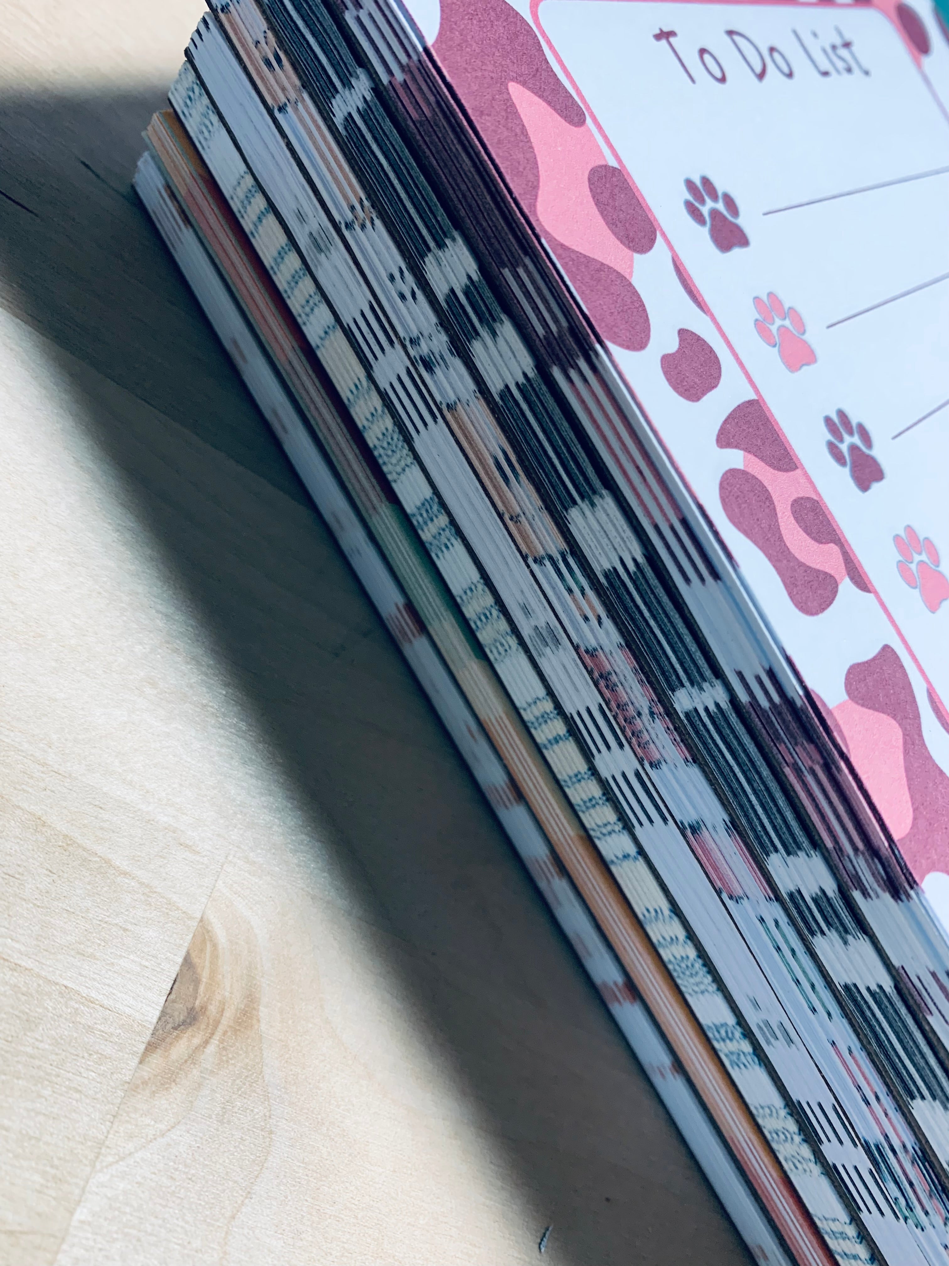 Tear Away Notepads - Fun - Colorful - Handmade - 50 Pages - 5" x 7" - Several Designs Available