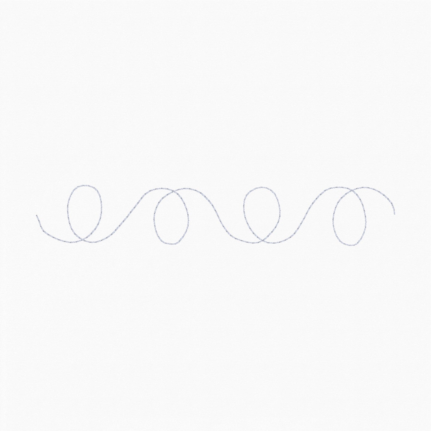 Loopy Border | Edge-to-Edge | E2E | In-the-Hoop Quilting Design | 5x7 Hoop | Digital Download