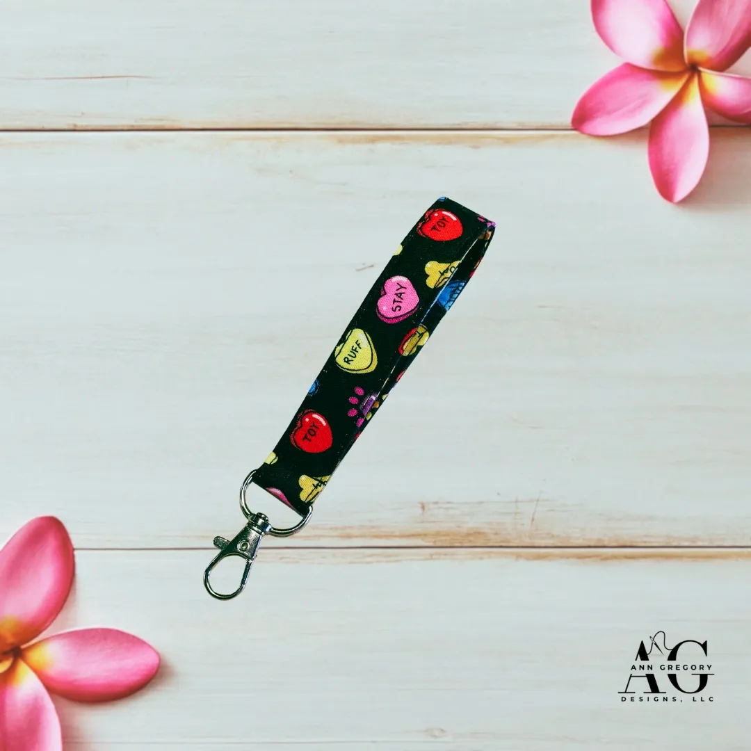 Handmade Key Fobs, Keychains, Wristlets - Dog Lover