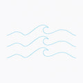 Ocean Waves | E2E | In-the-Hoop Quilting Design | 5x7 Hoop | Digital Download