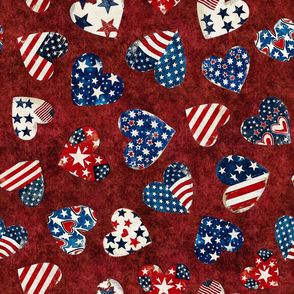 Patriotic Gingham Red Quilt Kit - Precut Quilt Kit - Americana